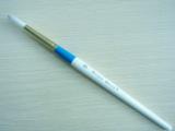 Golden Aluminium Synthetic Artist Brush with White&Blue Wooden Handle(mm-9)